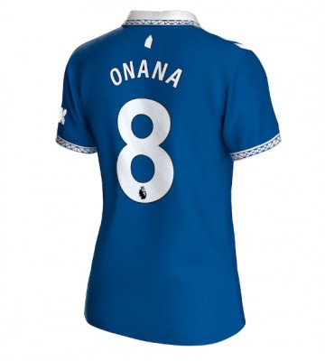 Everton Amadou Onana #8 Hemmatröja Dam 2023-24 Kortärmad